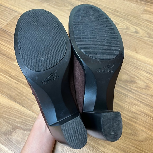 SOLD// Dansko Tara Mary Janes Pumps High Heels Shoes Suede Leather 42 11.5 12 - Picture 7 of 10